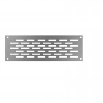 DOUBLE ALUMINIUM FLOOR AIR VENTILATION GRILLE COVER 5x15cm / ALUMINIUM